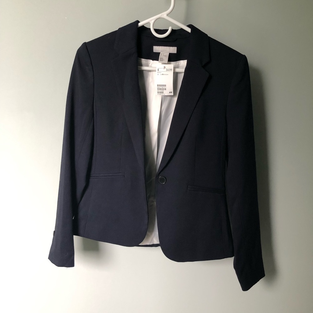 H&M Dark Navy Blazer